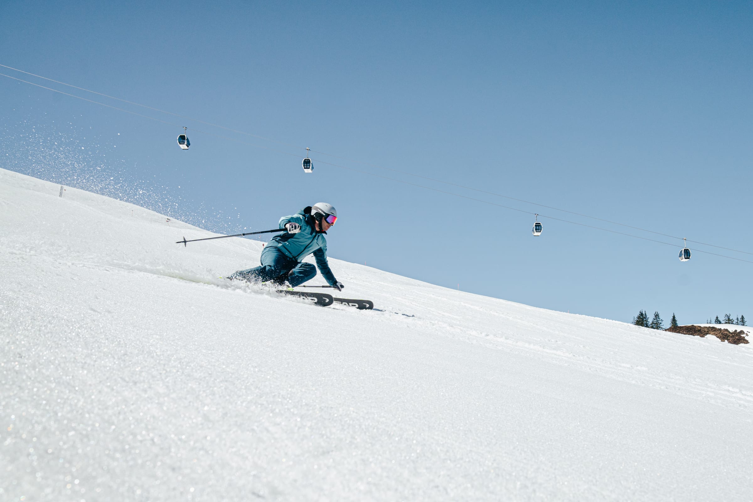 Skifahren in der Silvretta Montafon — Carving
